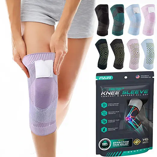 EXPECTSKY™ Ice slik Tourmaline Shaping &Detoxification Knee Sleeve--Breathable and sweat-absorbing - EVERRD USA