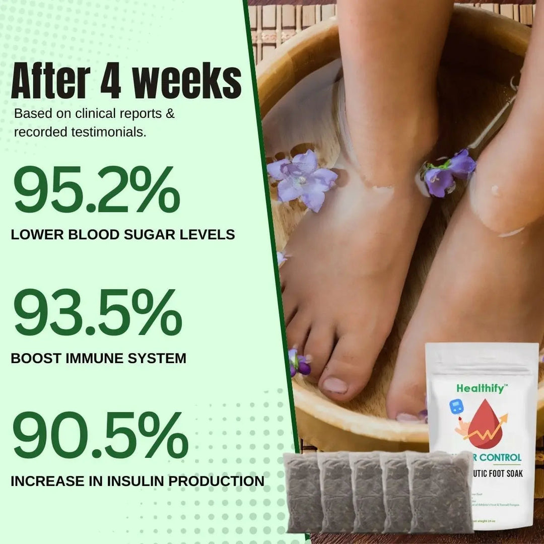 Healthify™ Sugar Control Therapeutic Foot Soak - EVERRD USA