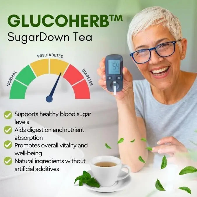 GlucoHerb™ SugarDown Tea - EVERRD USA