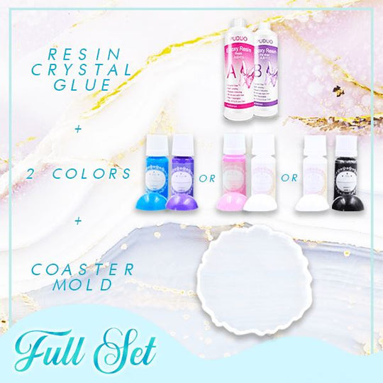 Crystal Resin Coaster DIY Kit (50% Off) - EVERRD USA