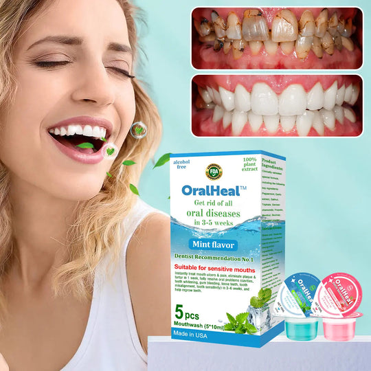 OralHeal™ Jelly Cup Mouthwash Restoring teeth and mouth to health⭐⭐⭐⭐⭐Limited time discount Last 30 minutes - EVERRD USA