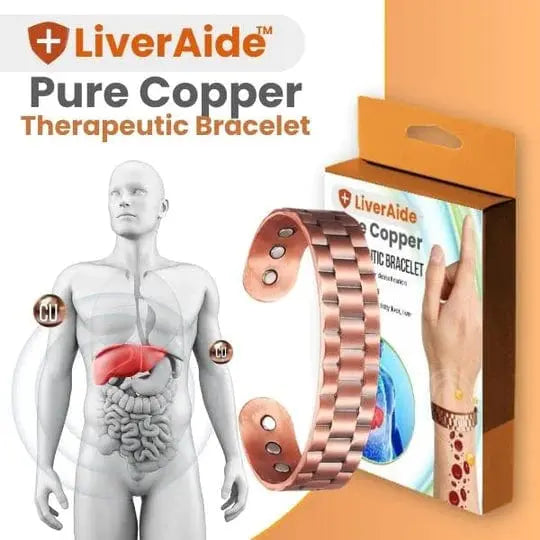 LiverAid™ Pure Copper Therapeutic Bracelet - EVERRD USA