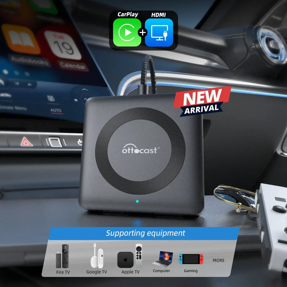 🕊️Early Bird Offer 45% OFF🔥Car TV Mate Pro - HDMl Multimedia & Wireless CarPlay Adapter