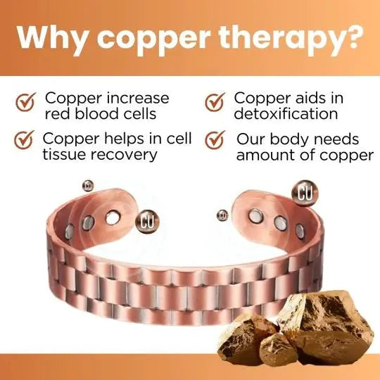 LiverAid™ Pure Copper Therapeutic Bracelet - EVERRD USA