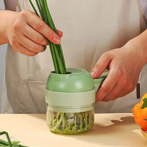 Space Life™ - 4 IN 1 Electric Vegetable Chopper Everrd