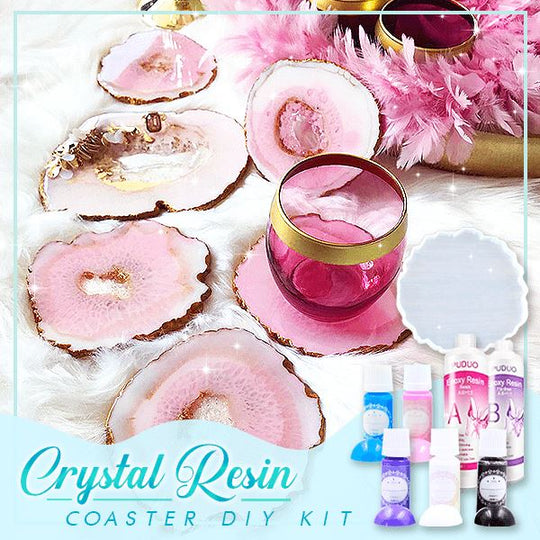 Crystal Resin Coaster DIY Kit (50% Off) - EVERRD USA