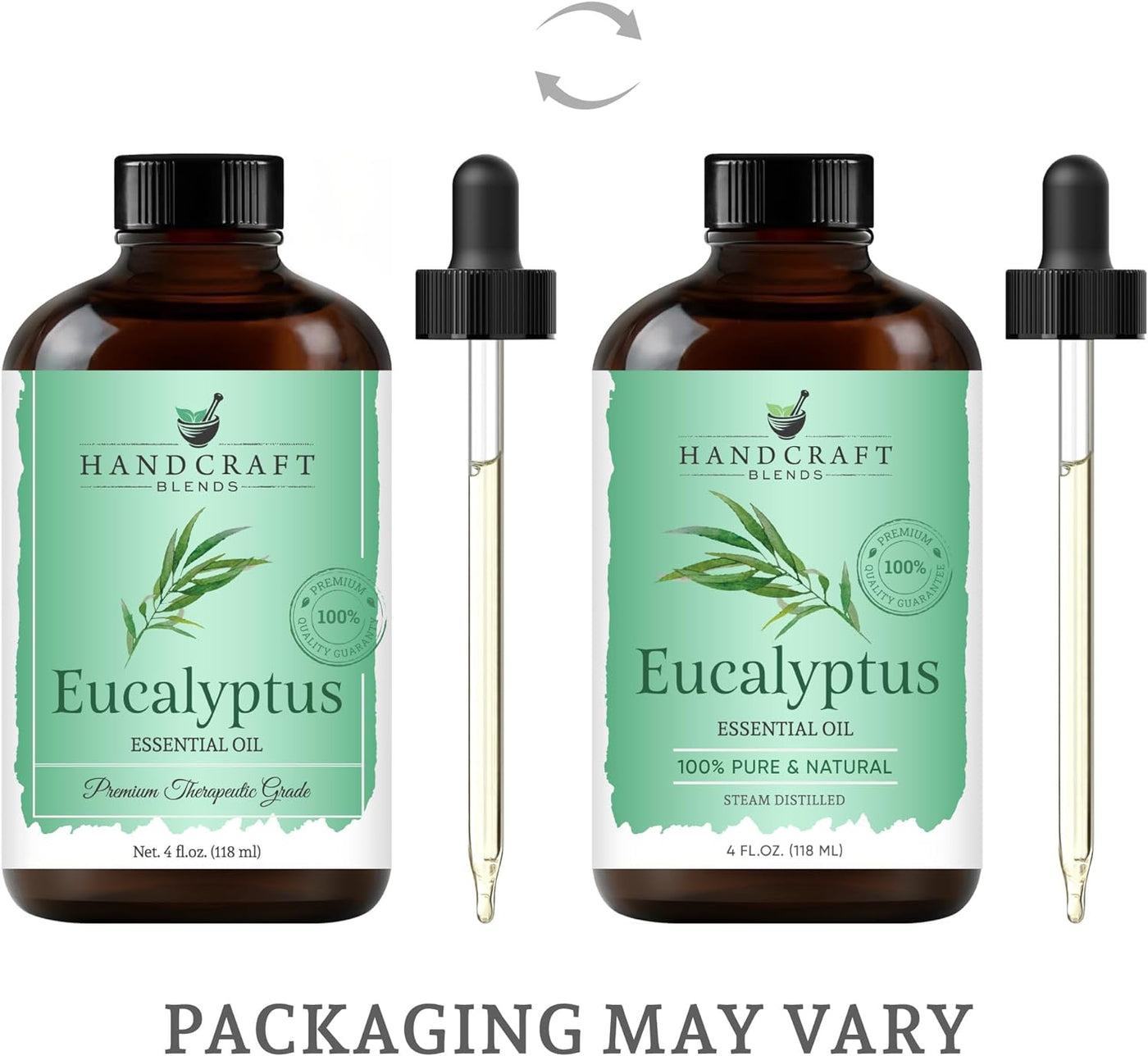 Eucalyptus Essential Oil - Huge 4 Fl Oz - 100% Pure and Natural - Premium Grade Essential Oil for Diffuser and Aromatherapy