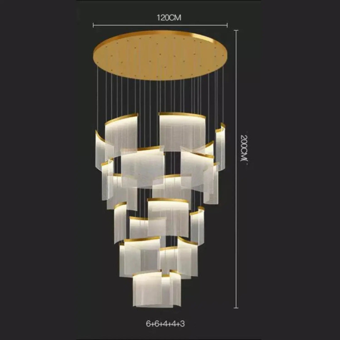 Everrd™ Designer High Ceiling Chandelier - EVERRD USA