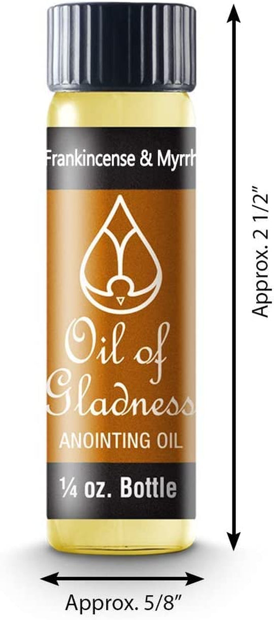 Frankincense and Myrrh Anointing Oil - Oil for Daily Prayer, Ceremonies, and Blessings 1/4 Oz Bottle