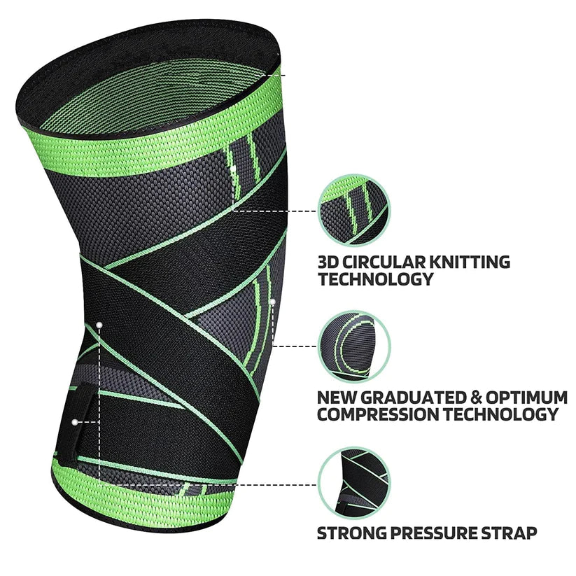 KNEE COMPRESSION & SUPPORT SLEEVE - BUY 1 GET 1 FREE Everrd