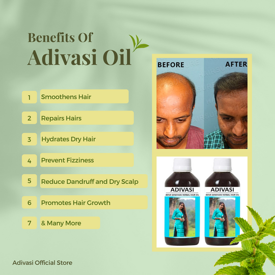 ADIVASI HERBAL NILAMBARI HAIR OIL! PACK OF 2 (BUY 1 GET 1 FREE)(4.9 ⭐⭐⭐⭐⭐ 93,830 REVIEWS) NEW Everrd