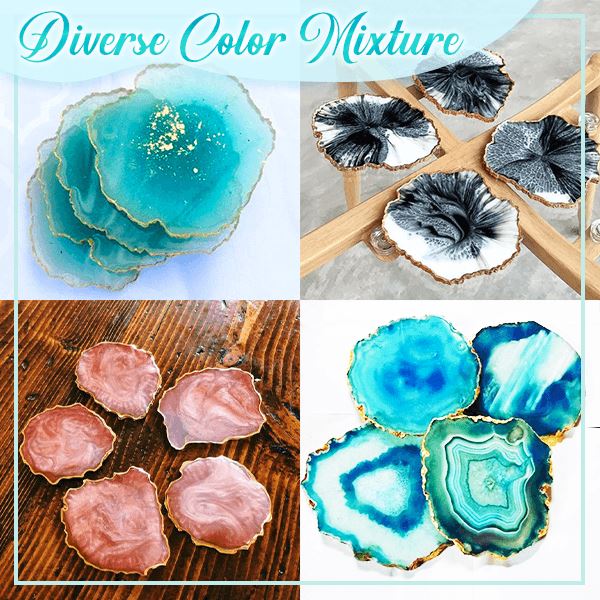 Crystal Resin Coaster DIY Kit (50% Off) - EVERRD USA