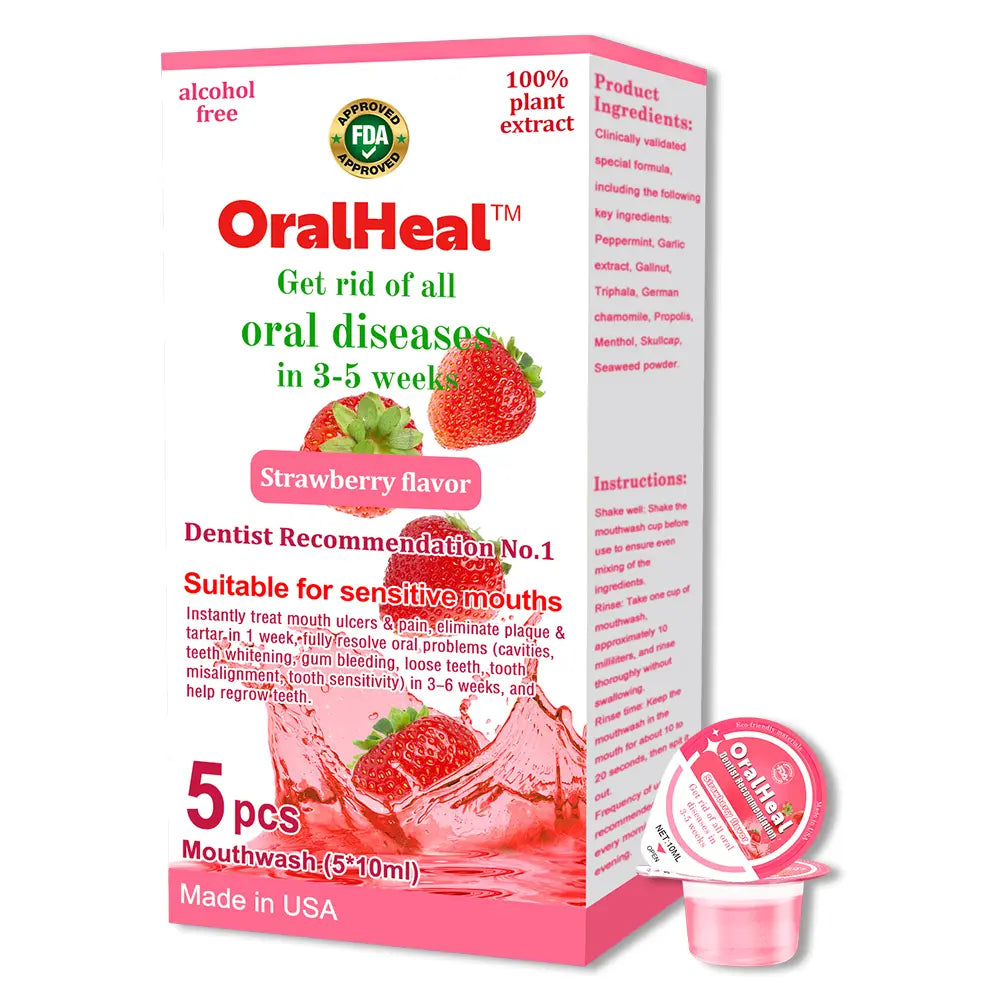 OralHeal™ Jelly Cup Mouthwash Restoring teeth and mouth to health⭐⭐⭐⭐⭐Limited time discount Last 30 minutes - EVERRD USA