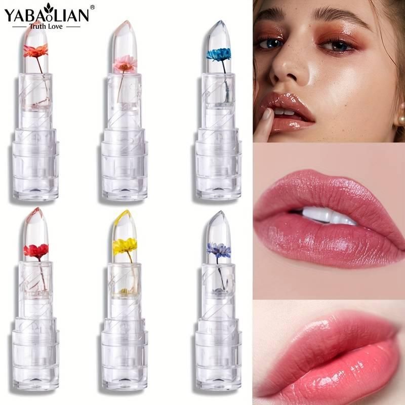 Crystal Jelly Flower Color Changing Lipstick Everrd