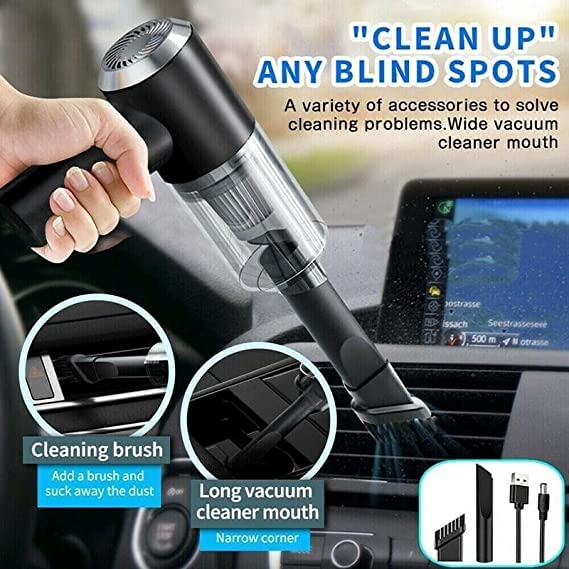 2 in 1 Vacuum Cleaner - Portable Air Duster Wireless everrd