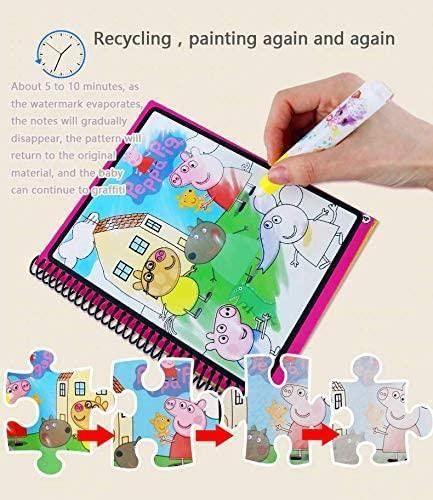 Reusable Magic Water Painting Book ( Pack of 4 ) Everrd