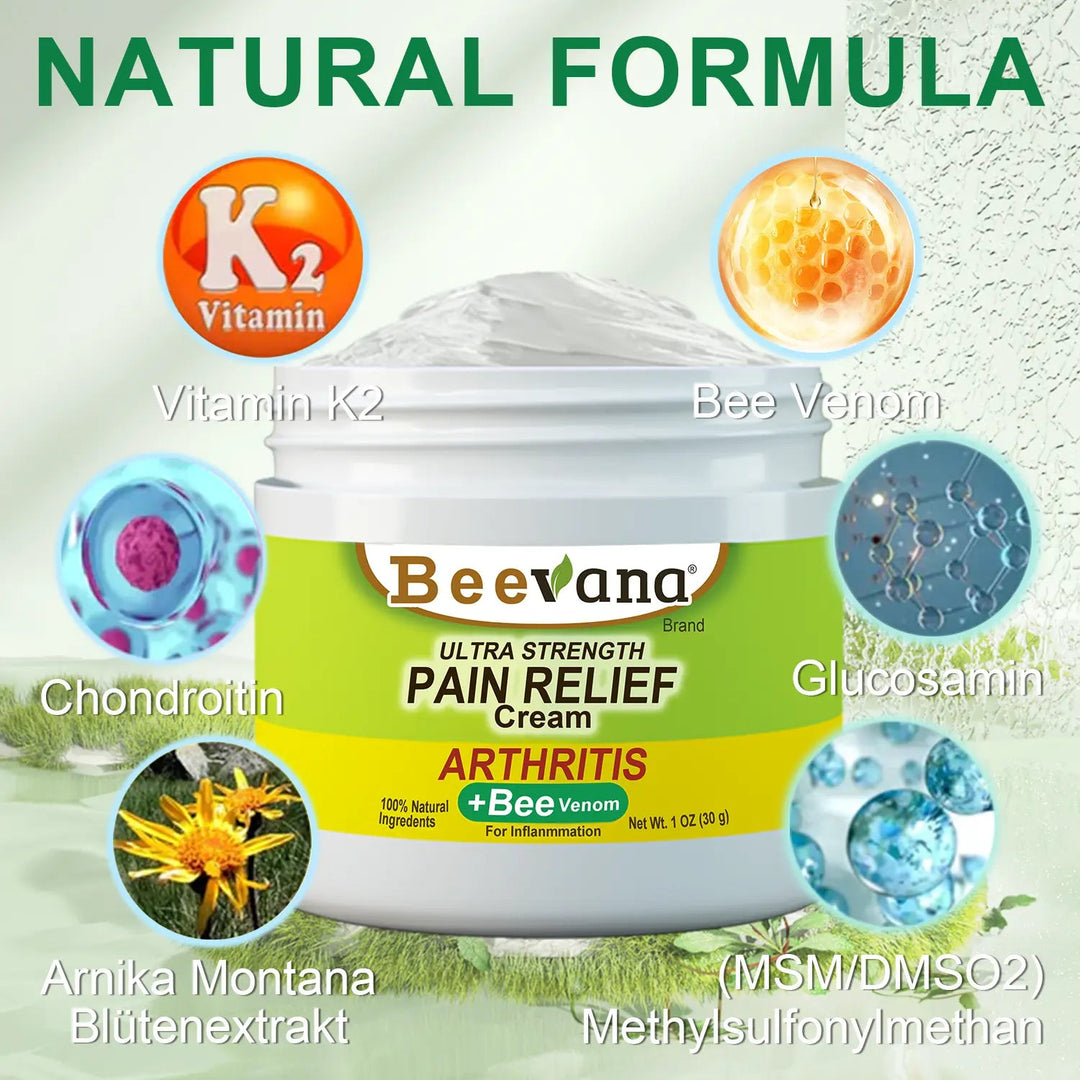 Beevana™ Bee Venom Joint & Bone Therapy Cream (Full Body Recovery, Pure Natural Formula) - EVERRD USA