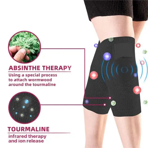 EXPECTSKY™ Ice slik Tourmaline Shaping &Detoxification Knee Sleeve--Breathable and sweat-absorbing - EVERRD USA