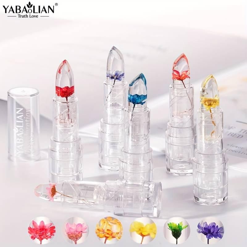 Crystal Jelly Flower Color Changing Lipstick Everrd