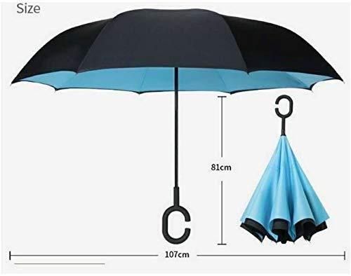 Double Layer Inverted Reversible Umbrella (Multicolor) Everrd