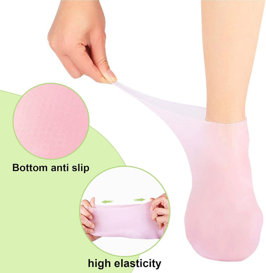 Silicone Moisturizing Socks (2 PAIR OF SOCKS) everrd