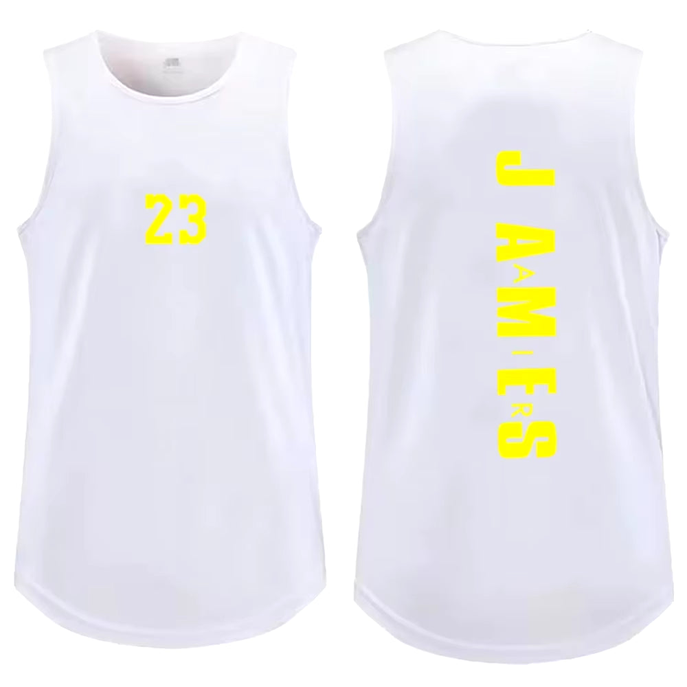 Summer Men'S Outdoor Basketball Sports Breathable Sweat-Absorbent Vest Fitness Workout Tops Casual Fashion Men'S Clothing