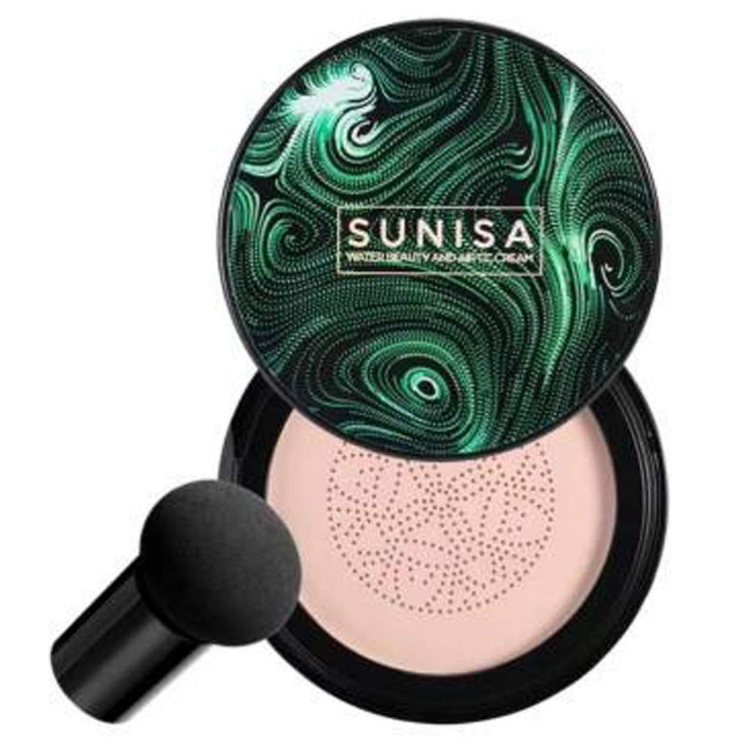 ⭐👍SUNISA 3 IN 1 AIR CUSHION WATERPROOF FOUNDATION CC CREAM🫠🙂 Everrd