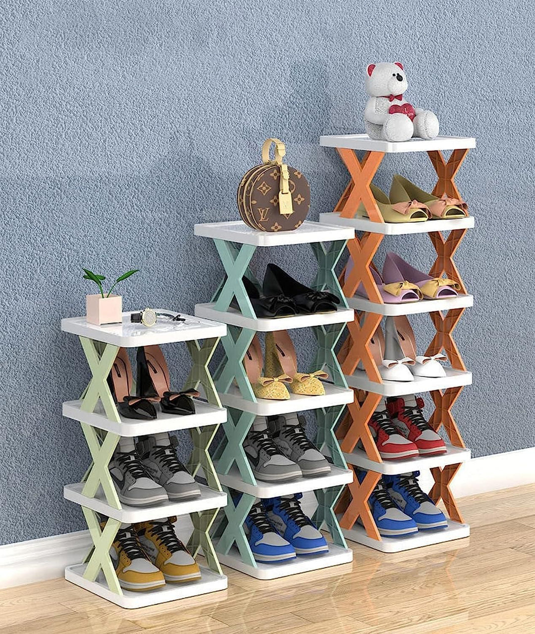 Smart Foldable Shoes Shelf 6 Tier Shoe Rack Everrd