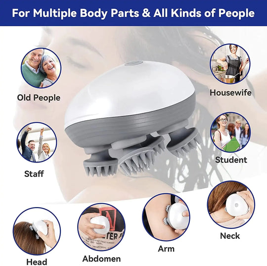 Head and Scalp Massage Device - EVERRD USA