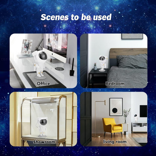 Everrd™ Galaxy Projector, Tiktok Astronaut Nebula Night Lights, Remote Control Timing and 360°Rotation Magnetic Head,Star Lights for Bedroom,Gaming Room Decor - EVERRD USA