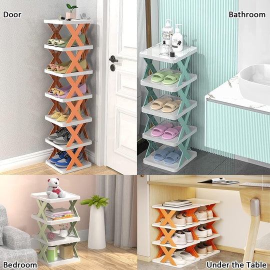 Smart Foldable Shoes Shelf 6 Tier Shoe Rack Everrd