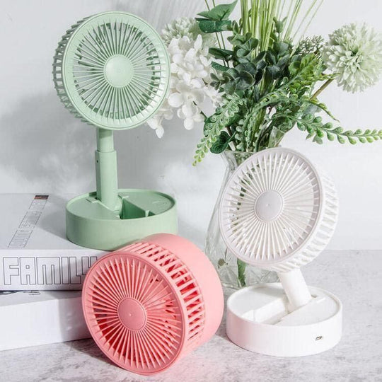 Space Life™ Powerful Rechargeable Table Fan Everrd