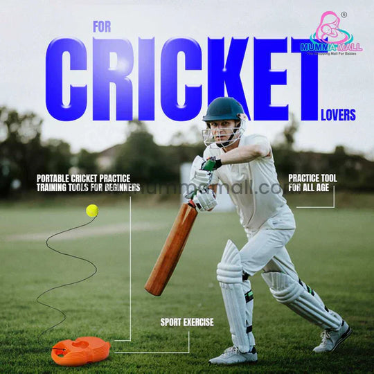 🏏Cricket Trainer Rebound Ball || Self Cricket Practice Training Tool for Adults & Kids Everrd