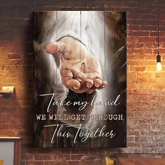 The Hand Of God Canvas Painting Wall Art