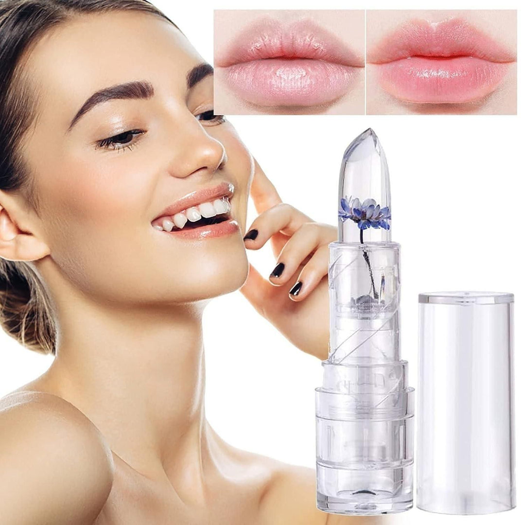 Crystal Jelly Flower Color Changing Lipstick Everrd