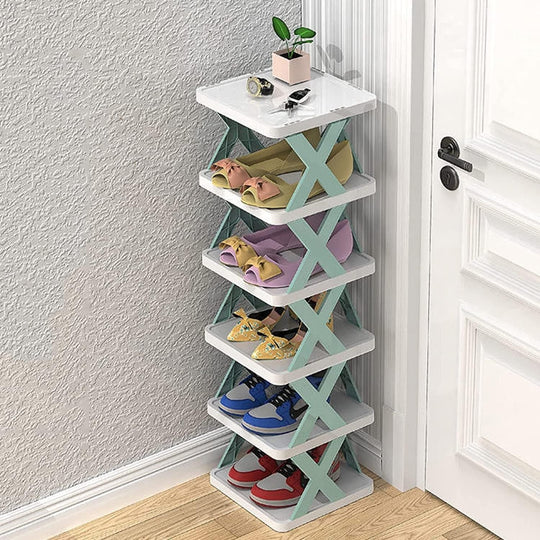 Smart Foldable Shoes Shelf 6 Tier Shoe Rack Everrd