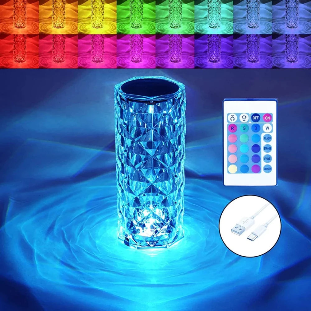 Diamond Crystal Lamp (Multi-Color) Everrd