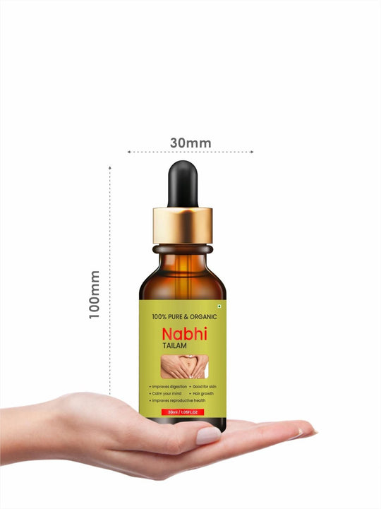 Nabhi Touch Ayurvedic Relief Oil For Belly (Buy 1 Get 1 Free) everrd