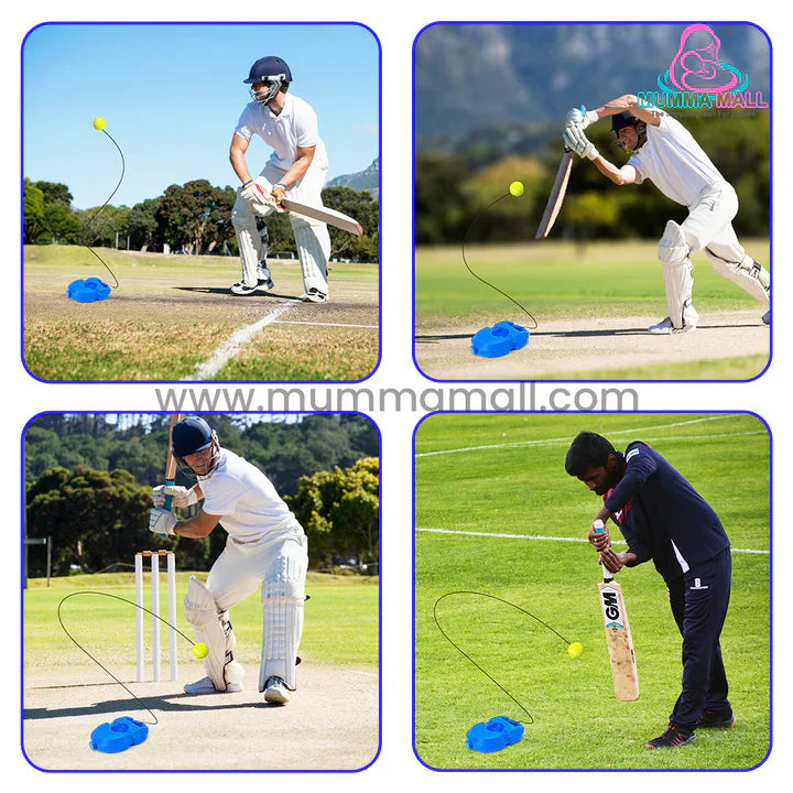 🏏Cricket Trainer Rebound Ball || Self Cricket Practice Training Tool for Adults & Kids Everrd