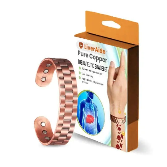 LiverAid™ Pure Copper Therapeutic Bracelet - EVERRD USA