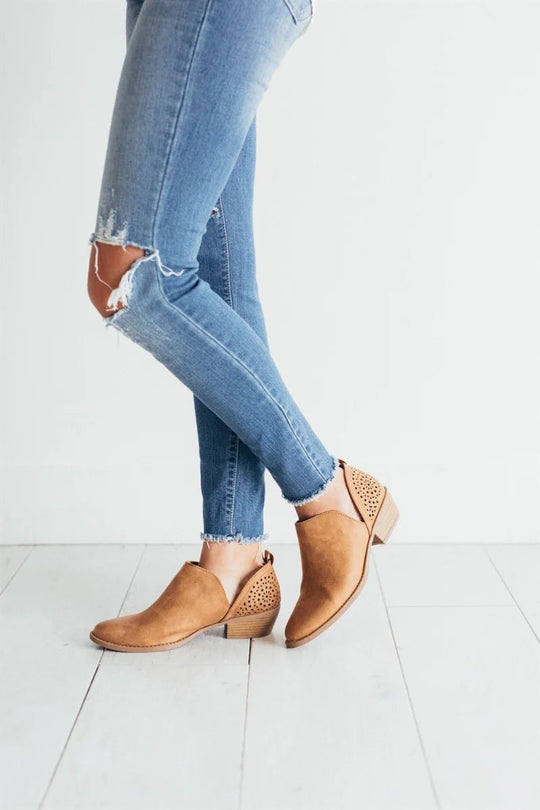 Cork High Heel Boots - EVERRD USA