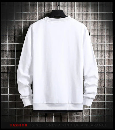 New Fashion Mens Casual Sweatshirts Long Sleeve  O-Neck Style Male Sweatshirt Spring Breathable Fitness Tee