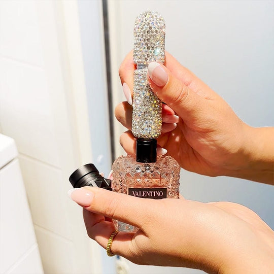 RHINESTONE REFILLABLE PERFUME BOTTLE - EVERRD USA