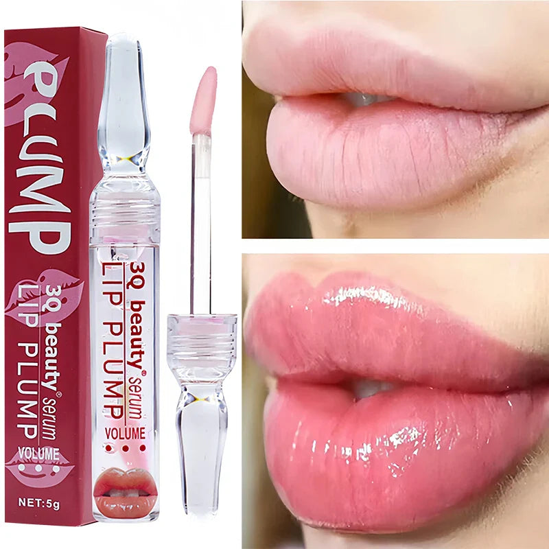 New Lip Plump Serum Increase Lip Elasticity Reduce Lip Mask Fine Lines Instant Volumising Increase Moisturizing Lip Essence Oil - EVERRD USA