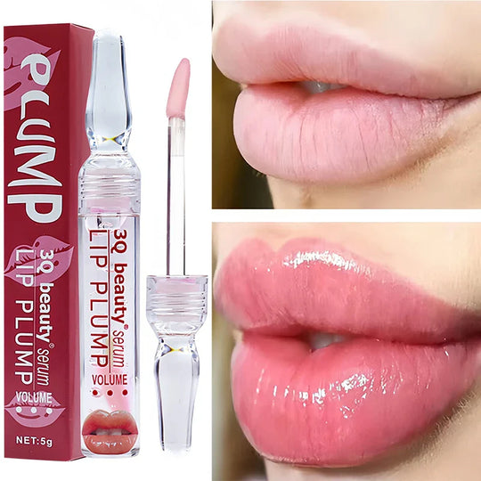 New Lip Plump Serum Increase Lip Elasticity Reduce Lip Mask Fine Lines Instant Volumising Increase Moisturizing Lip Essence Oil - EVERRD USA