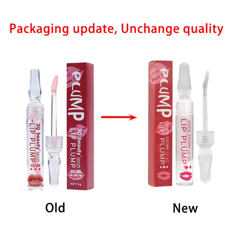 New Lip Plump Serum Increase Lip Elasticity Reduce Lip Mask Fine Lines Instant Volumising Increase Moisturizing Lip Essence Oil - EVERRD USA