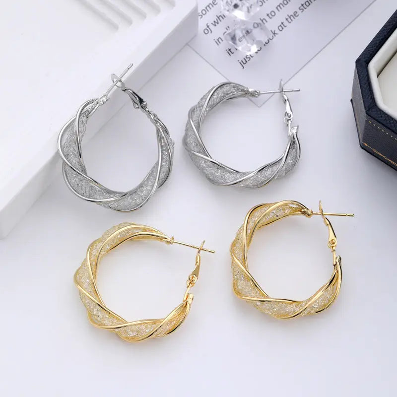 Lymphatic activity hoop earrings - EVERRD USA