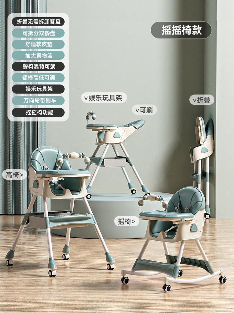 Baby Dining Chair Multifunctional Adjustable Household Baby Dining Table And Chair Wholesale Portable Growing Children Dining Chair - EVERRD USA