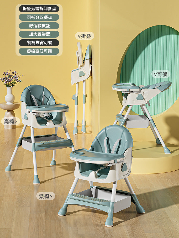 Baby Dining Chair Multifunctional Adjustable Household Baby Dining Table And Chair Wholesale Portable Growing Children Dining Chair - EVERRD USA