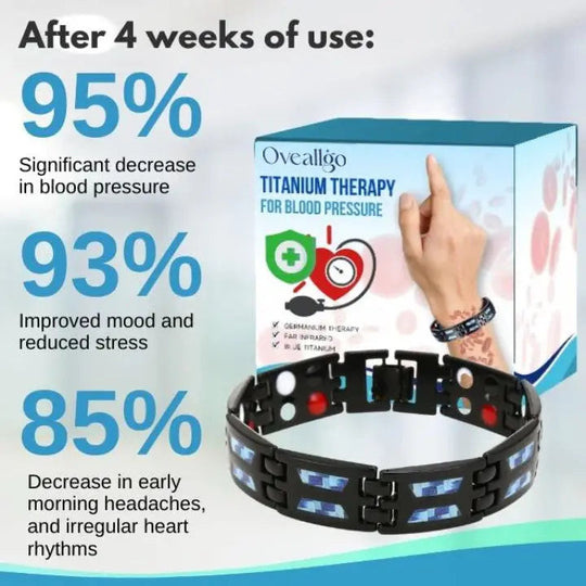 Oveallgo™ Titanium Therapy Bracelet - for Blood Pressure - EVERRD USA